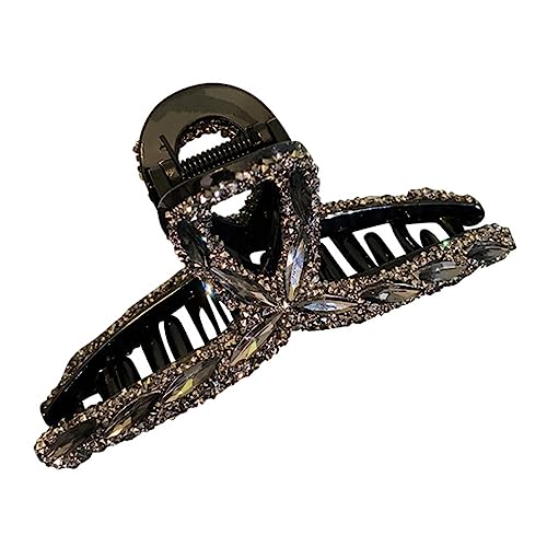 Healvian 1stück Elegante Haarspange Aus Acryl Mit Strass Für Mädchen Modisches Haaraccessoire Für Festliche Anlässe Und Alltag Rutschfest Und Haarschonend von Healvian