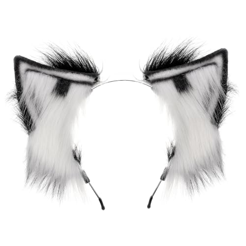 Healvian Kopfschmuck Für Festivalpartys Haarreif Zum Verkleiden Kreativer Haarreif Stylisches Haarband Performance-haar-accessoire Ohrstyled Headwear Party Cosplay Kopfschmuck Haarband von Healvian