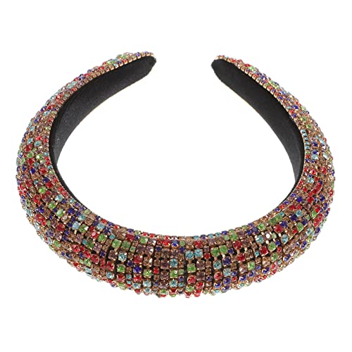 Healvian Breiter Haarreif mit Strasssteinen Damen-stirnband für Mädchen Modisches Accessoire Healvian Breiter Haarreif mit Strasssteinen Damen-stirnband für Mädchen Modisches Accessoire von Healvian
