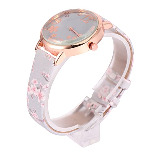 Healvian 1Stück Damen Armbanduhr Mit Pflaumenblütenmuster Quarzuhr Für Frauen Langlebig Für Outfit Perfektes Für Besondere Anlässe Healvian 1Stück Damen Armbanduhr Mit Pflaumenblütenmuster Quarzuhr Für Frauen Langlebig Für Outfit Perfektes Für Besondere Anlässe von Healvian