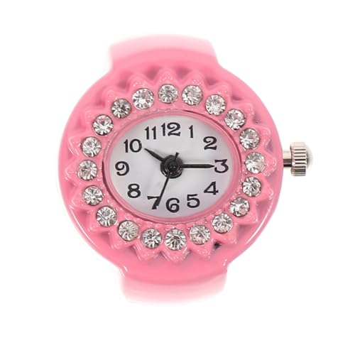 Healvian 1Stück Einzigartige Ringuhr für Damen Dekorative Fingeruhr mit Glänzenden Modisches Accessoire für Stilvolles Design Vielseitig Einsetzbar Healvian 1Stück Einzigartige Ringuhr für Damen Dekorative Fingeruhr mit Glänzenden Modisches Accessoire für Stilvolles Design Vielseitig Einsetzbar von Healvian