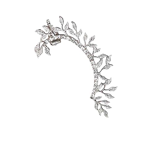 Healvian 1Stück Metallohrringe für Frauen Ohrclips Piercing für Hochzeiten Partys Umweltfreundliches Material Silber Healvian 1Stück Metallohrringe für Frauen Ohrclips Piercing für Hochzeiten Partys Umweltfreundliches Material Silber von Healvian