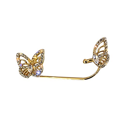 Healvian 1Stück Ohrclip Piercing Für Damen Eleganter Ohrschmuck Für Ohr Modisches Ohrzubehör Für Goldfarbene Ohrmanschette Healvian 1Stück Ohrclip Piercing Für Damen Eleganter Ohrschmuck Für Ohr Modisches Ohrzubehör Für Goldfarbene Ohrmanschette von Healvian