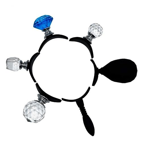 Healvian Lidschatten-werkzeug Aus Hochwertigem Silikon Tragbarer Lidschatten-stempel Praktischer Falten-lidschatten-stempel Lidschatten-siegel Für Schnelle Und Einfache Anwendung Schwarz von Healvian