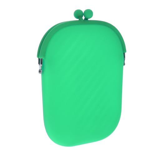 Healvian Silikon Geldbeutel Für Damen Brieftasche Kleine Einfarbig Multifunktions Beutel Mit Schnalle Für Münzen Schlüssel Reisen Einkauf von Healvian