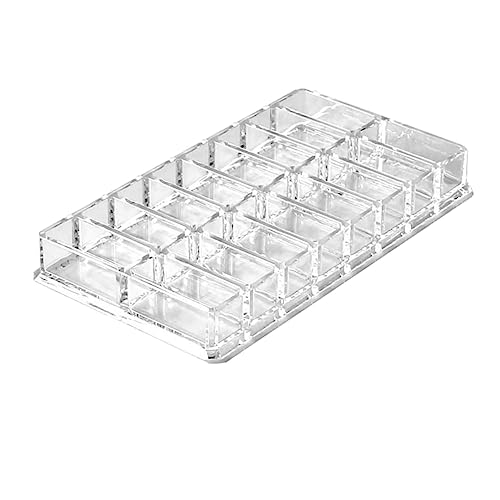 Healvian 1stück Transparenter Kosmetik Organizer Doppelte Reihe Aufbewahrungsbox Für Puder Und Lippenstifte Fächer Für Schminktisch Und Persönliche Nutzung Healvian 1stück Transparenter Kosmetik Organizer Doppelte Reihe Aufbewahrungsbox Für Puder Und Lippenstifte Fächer Für Schminktisch Und Persönliche Nutzung von Healvian