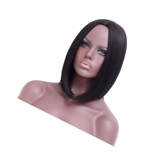 Healvian 1pcs Lady Perücke Damen Perücken Schwarz Gerade Mittellange Perücke Für Mode Frauen Haarabdeckung Healvian 1pcs Lady Perücke Damen Perücken Schwarz Gerade Mittellange Perücke Für Mode Frauen Haarabdeckung von Healvian