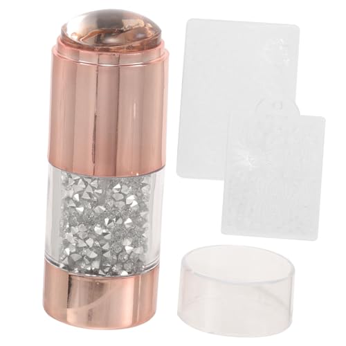 Healvian 1satz Maniküre-nagelstempeln Doppelkopf-nail Art Stempel Kit Mit Design Für Kreative Nagelgestaltung Und Nail Art Langlebig Und Einfach Zu Bedienen von Healvian