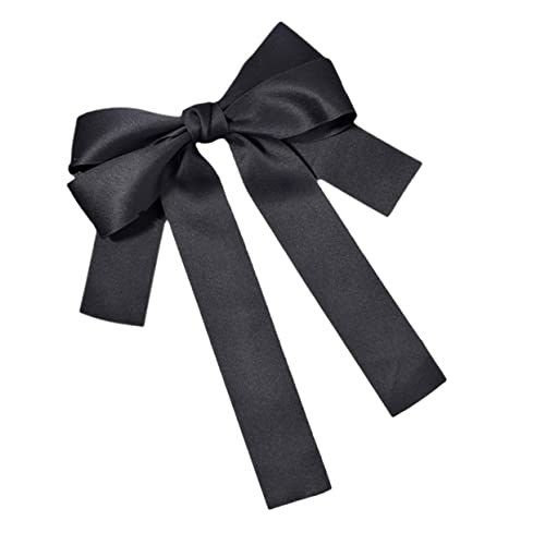 Healvian 1stück Elegante Haarschleife Damen Haarklammer Doppellagige Schwarze Haarspange Für Besondere Anlässe Für Hochzeiten Partys Und Tägliche Outfits von Healvian
