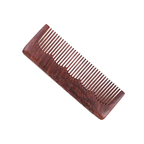 Healvian 1stück Sandelholz-haarkamm Für Frauen Antistatischer Massagekamm Zur Verbesserung Der Durchblutung Sanft Zu Haar Und Kopfhaut Für Tägliche Pflege Und Entspannung von Healvian