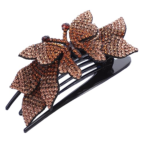 Healvian Elegante Haarspange Mit Strasssteinen Damenspange Modisches Haar-accessoire Haarspange Für Frauen Für Hochzeiten Partys Den Täglichen Gebrauch von Healvian