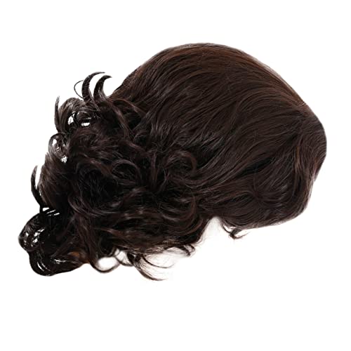 Healvian Herren-haarperücke Aus Synthetischer Faser Lockig Für Cosplay-partys Halloween Mottoparty Wiederverwendbar Atmungsaktiv von Healvian