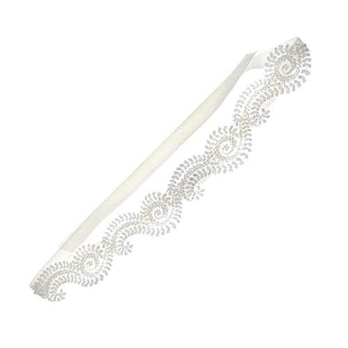 Healvian 1stück Braut Haarschmuck Blumige Lace Haarband Headdress Für Hochzeiten Und Partys Elegantes Design Aus Hochwertigem Für Besondere Anlässe von Healvian