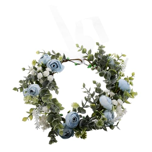 Healvian 1stück Braut Haaraccessoire Blumenkranz Für Und Verlobung Blau Leicht Und Für Bühnenauftritte Und Festliche Anlässe von Healvian