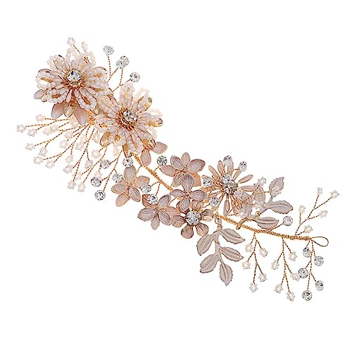Healvian 1stück Haarschmuck Mit Blumenmotiv Haarspange Für Hochzeiten Geburtstagsfeiern Und Besondere Anlässe Haarschmuck-accessoire Für Damen Und Mädchen von Healvian