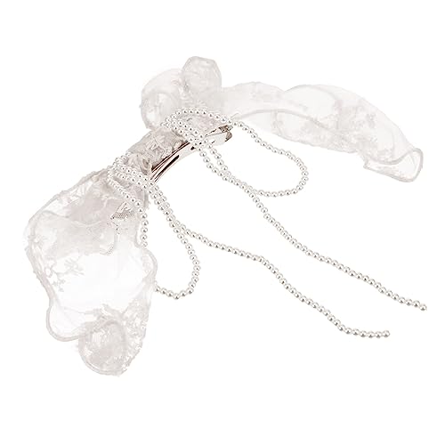 Healvian 1stück Lace Große Schleife Haarspange Für Und Mädchen Haardekoration Für Partys Hochzeiten Und Täglichen Gebrauch Barrette Mit Schleife von Healvian