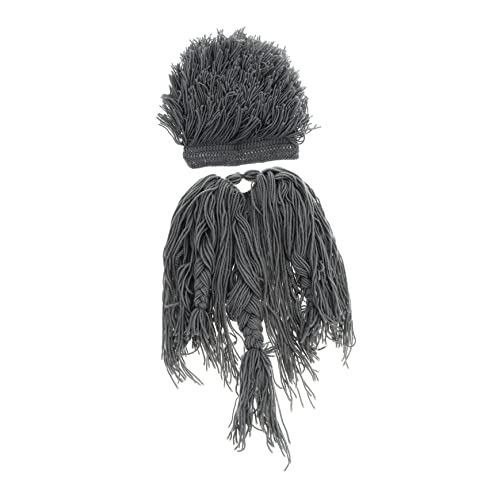 Healvian 1stück Langhaarige Cosplay Perücke Mit Wollmütze Für Maskierte Auftritte Requisite Für Langlebig Und Praktisch Mittelgrau Erhältlich von Healvian