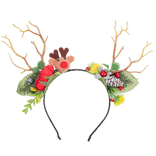 Healvian 1stück Leuchtendes -haarband Für Weihnachts-cosplay-haaraccessoire Auffälliger Kopfschmuck Für Festlichkeiten Und Partys von Healvian