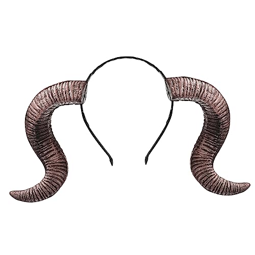 Healvian 1stück Lustiger Halloween Haarreif Mit Kreativen Cavel-haar-design Für Kostümpartys Und Dekoration Alte Goldfarbe von Healvian