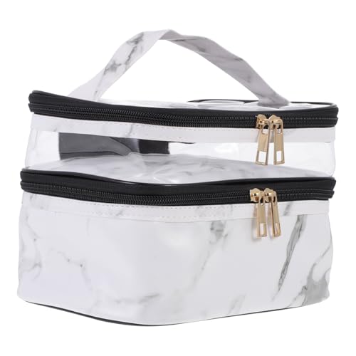 Healvian 1stück Transparentes Multifunktionales Toiletry Bag Mit Großem Fassungsvermögen Für Reisen Kosmetik Und Kulturbeutel Organizer Für Damen Und Herren von Healvian