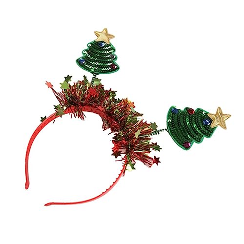 Healvian 1stück Weihnachtlicher Haarschmuck Kreativer Weihnachtsbaum-haarreif Für Parties Fotografie Und Feiern Geeignet Für Erwachsene Und Langlebig Hochwertigem Material Gefertigt von Healvian
