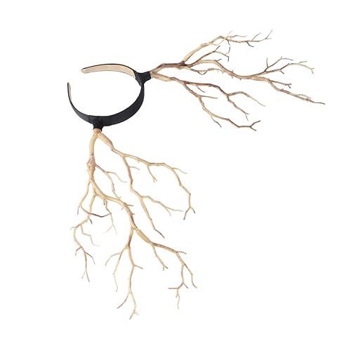 Healvian Hexenhorn Haarschmuck Leichtes Bequemes Haarband Für Halloween Kostüme Einzigartige Dekoration Für Feierlichkeiten Cosplay Und Partys Damen Haarreif Mit Besonderem Design von Healvian