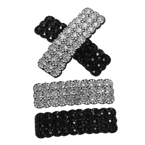 Healvian 2 Paar Glitzernde Krallenklammern Strass Haarspange Strass Haarspange Mädchen Bling Haarspangen Haarstyling Nadeln Mädchen Glitzer Haarspangen Clip Für Haare Bling von Healvian