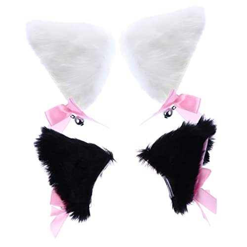 Healvian 2 Paar Katzenohren Haarnadel Mädchen Cartoon Fell Fuchs Tiere Kreative Haarspangen Haarschmuck Für Damen Haarspangen Für Damen Ohr Frauen Haarnadeln Tierspange Flanell von Healvian