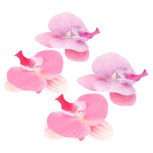 Healvian 2 Paar Orchideen Blüten Schuhclips Damen Abnehmbare Dekorative Sandalen Clips Leicht Für Strandurlaub Stilvolle Schuhschmuck Accessoires von Healvian