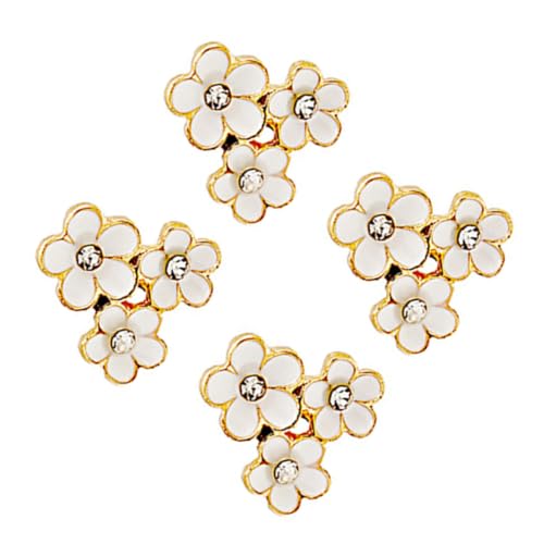 Healvian 2 Paare Ohrhänger Ohrstecker für Mädchen Ohrstollen Ohrringe trendy Mädchen Ohrringe Ohranhänger Mädchen Ohrstecker Frauen Ohrschmuck Zinklegierung Weiß von Healvian