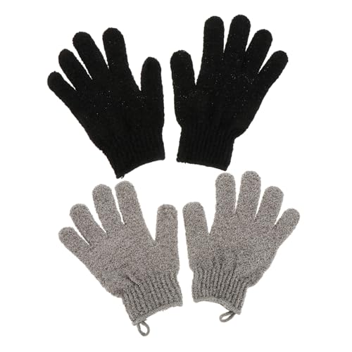 Healvian 2 Paare Peeling Badhandschuhe Waschhandschuhe zur Sanften Hautpflege Langlebig und Atmungsaktiv Geeignet für Damen und Herren Fördert Durchblutung und Entfernt Hautschüppchen Healvian 2 Paare Peeling Badhandschuhe Waschhandschuhe zur Sanften Hautpflege Langlebig und Atmungsaktiv Geeignet für Damen und Herren Fördert Durchblutung und Entfernt Hautschüppchen von Healvian