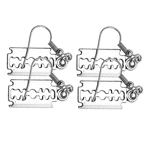 Healvian 2 Paare Punk Style Dangle Earrings Kreative Schicke Ohrhänger Hochwertigem Poliertem Material für Frauen und Mädchen für Partys und Alltag Healvian 2 Paare Punk Style Dangle Earrings Kreative Schicke Ohrhänger Hochwertigem Poliertem Material für Frauen und Mädchen für Partys und Alltag von Healvian
