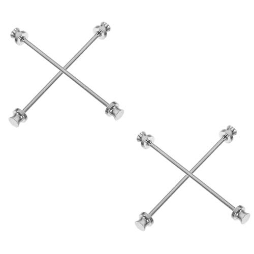 Healvian 2 Sätze Anstecknadel Revershals Schwarzes Hemd Broschenhalter Kragenclips Krawattenklammer Für Männer Hochzeitskrawattennadel Herren Krawattenklammer Mode 2 Stück * 2 von Healvian
