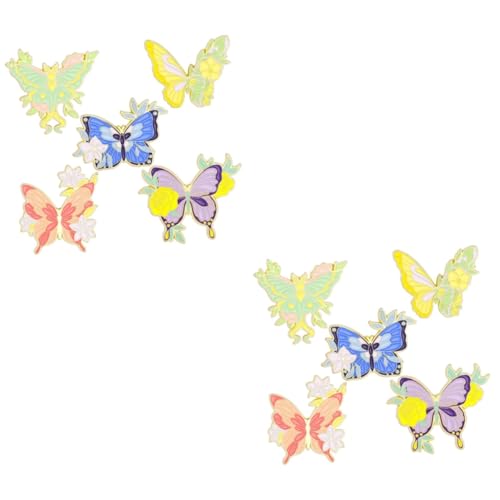 Healvian 2 Sätze Cartoon Brosche Anstecker Für Frauen Dekorative Broschen Mode Accessoires Für Kleidung Schals Hüte 5 Stück * 2 von Healvian