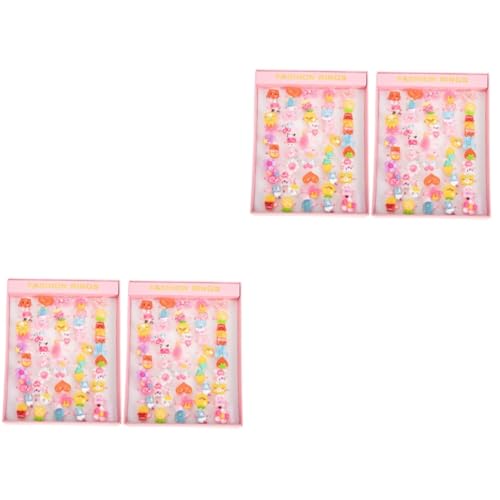 Healvian 2 Sätze Cartoon Ringe Resin Lustige Finger Ringe Für Partys Festivals Bequeme Spielzeugringe 50 Stück * 2 von Healvian