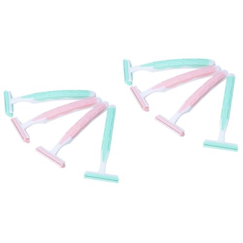 Healvian 2 Sätze Damen Rasierer Für Körperhaare Grüne Und Pinke Doppelklingige Rasierer Mit Rutschfestem Griff Für Achseln Und Beine Sicherer Schnitt Verletzungen 4 Stück * 2 Healvian 2 Sätze Damen Rasierer Für Körperhaare Grüne Und Pinke Doppelklingige Rasierer Mit Rutschfestem Griff Für Achseln Und Beine Sicherer Schnitt Verletzungen 4 Stück * 2 von Healvian