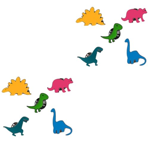 Healvian 2 Sätze Dinosaurier Brosche Broschen Für Damen Im Vintage-stil Brosche Mit Retro-muster Lustig Modeschmuck Mode Schmuck Anstecknadel Für Hüte Brosche Für 5 Stück * 2 Healvian 2 Sätze Dinosaurier Brosche Broschen Für Damen Im Vintage-stil Brosche Mit Retro-muster Lustig Modeschmuck Mode Schmuck Anstecknadel Für Hüte Brosche Für 5 Stück * 2 von Healvian