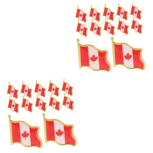 Healvian 2 Sätze Flaggen Anstecknadeln Patriotic Badge Für Anlässe Wiederverwendbare Brosche Für Kleidung Einfach Zu Tragen Und Anzupassen Hochwertige Verarbeitung Und 25 Stück * 2 von Healvian