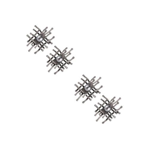 Healvian 2 Sätze Geometrische Broschen Mit Perlen Für Frauen Stilvolle Kreative Anstecknadeln Zur Dekoration Von Kleidung Taschen Hochwertige Für Diy Modeaccessoires 2 Stücke * 2 von Healvian