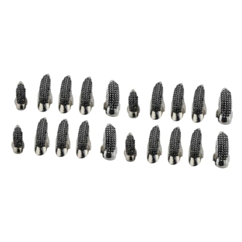 Healvian 2 Sätze Gothic Krallenringe Teiliges Packung Mit Mittleren Großen Kleinen Fingerringen Für Cosplay Kostümpartys Klauenringe Mit Funkelnden Strasssteinen Gun 10 Stück * 2 von Healvian