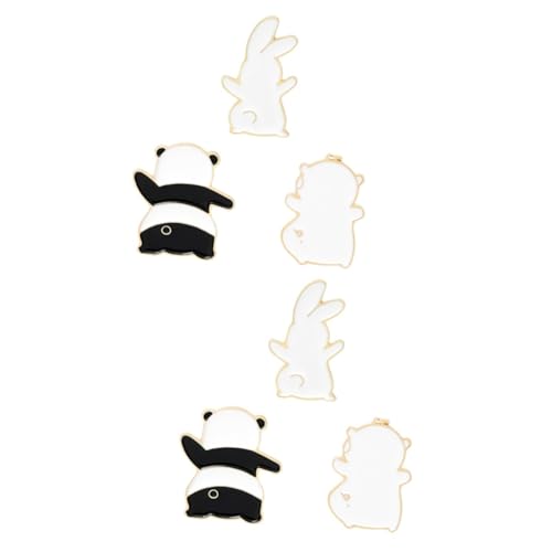 Healvian 2 Sätze Kreative Tierbroschen Legierung Niedliche Tiermuster Broschen Für Kleidung Rucksäcke Hüte Für Frauen Für Täglichen Gebrauch Besondere Anlässe 3 Stücke * 2 von Healvian