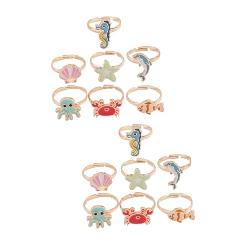 Healvian 2 Sätze Kreativer Damenschmuck Gold Frauen Schmuck Fingerschmuck Ringe Schmuck Hohle Ringe Tierring Fingerring Mädchen Klingeln Cartoon-ring Legierung 7 Stück * 2 Healvian 2 Sätze Kreativer Damenschmuck Gold Frauen Schmuck Fingerschmuck Ringe Schmuck Hohle Ringe Tierring Fingerring Mädchen Klingeln Cartoon-ring Legierung 7 Stück * 2 von Healvian