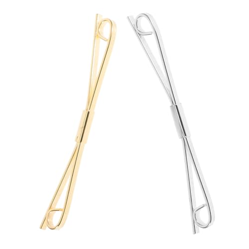 Healvian 2 Sätze Kupfer Strickjacken Clips Brosche Für Kleidung Praktische Jackenverschluss Clips Für Stilvolle Outfits 2 Stücke * 2 von Healvian