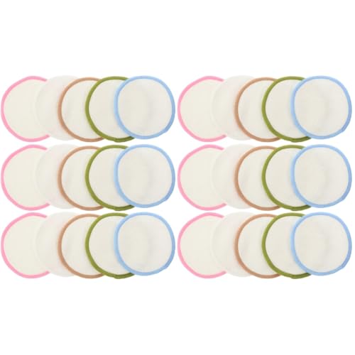 Healvian 2 Sätze Make Up Entferner Tücher Wiederverwendbare Reinigungspads Für Das Gesicht Wiederverwendbare Make Up Entferner Pads Make Up Tücher Nagellackentferner Tücher 15 Stück * 2 von Healvian