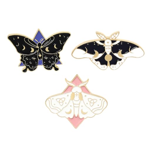 Healvian 2 Sätze Mode Brosche Legierungsanstecker Mit Kreativen Tiermotiven Für Kleidung Und Taschen Für Festliche Anlässe Und Persönliche 3 Stücke * 2 von Healvian