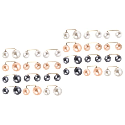 Healvian 2 Sätze Perlen Brosche Sicherheitsnadel Für Damen Praktische Und Kreative Brosche Zur Befestigung Von Kleidung Schals Und Taschen Zufälliger Stil 12 Stück * 2 von Healvian