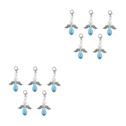 Healvian 2 Sätze Schlüsselanhänger Mit Bunten Perlen Teiliges Dekorative Schlüsselringe Für Kinderpartys Handtaschen Zubehör Robust Leicht Für Kreative Dekorationen 5 Stücke * 2 von Healvian