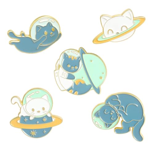 Healvian 2 Sätze Teiliges Cartoon Tierbroschen Kreative Emaille Anstecknadeln Für Kleidung Und Accessoires Verzieren Von Taschen Mänteln Kleidern Und 5 Stücke * 2 von Healvian