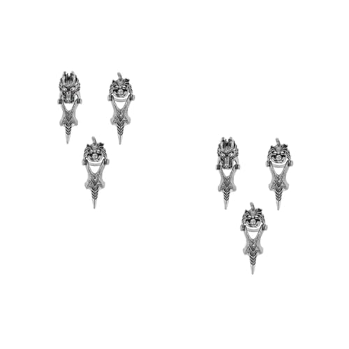 Healvian 2 Sätze Teiliges Herren Ringe Exzentrisches Design Mit Drachenkopf Verstellbare Finger Ringe Für Club Halloween Cosplay Robuste Langlebig 3 Stücke * 2 Healvian 2 Sätze Teiliges Herren Ringe Exzentrisches Design Mit Drachenkopf Verstellbare Finger Ringe Für Club Halloween Cosplay Robuste Langlebig 3 Stücke * 2 von Healvian