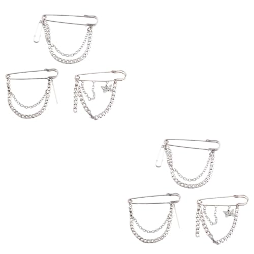 Healvian 2 Sätze Teiliges Retro Ketten Lapel Pin Kreative Brosche Im Hip Hop Corsage Für Kleidung Taschen Accessoires Eleganter Vintage Schmuck 3 Stücke * 2 Healvian 2 Sätze Teiliges Retro Ketten Lapel Pin Kreative Brosche Im Hip Hop Corsage Für Kleidung Taschen Accessoires Eleganter Vintage Schmuck 3 Stücke * 2 von Healvian